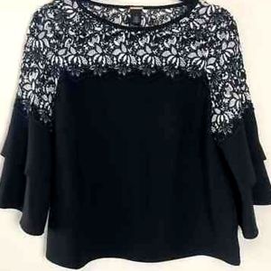 Chico's Black Label Blouse Size 0
